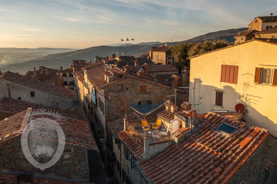 Terraced house with panoramic terrace