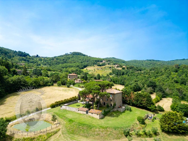 Villa padronale con piscina e colonica