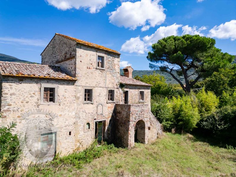 Colonica in pietra con annessi