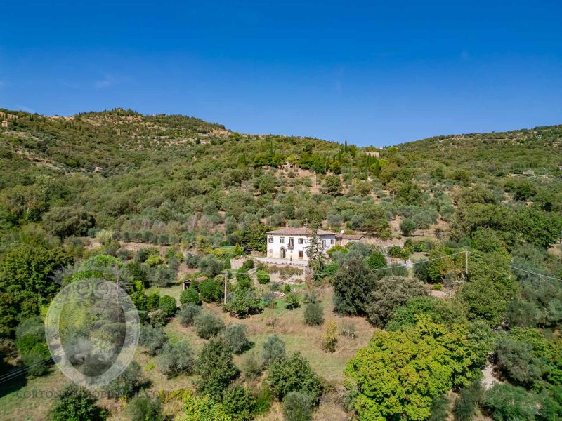 Villa con vista panoramica e terreno