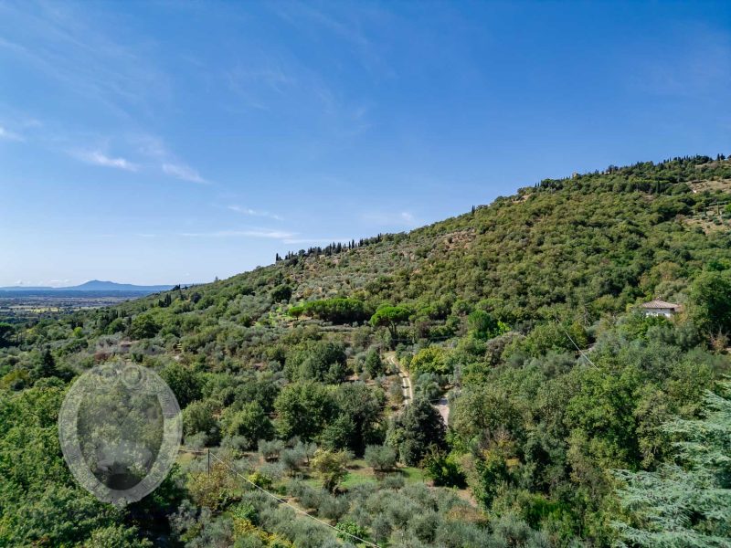 Villa con vista panoramica e terreno